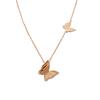 Butterfly Pendant, Titanium Steel Non-Fading Necklace, Short Collarbone Chain, Simple And Fashionable Design, Simple Necklace.