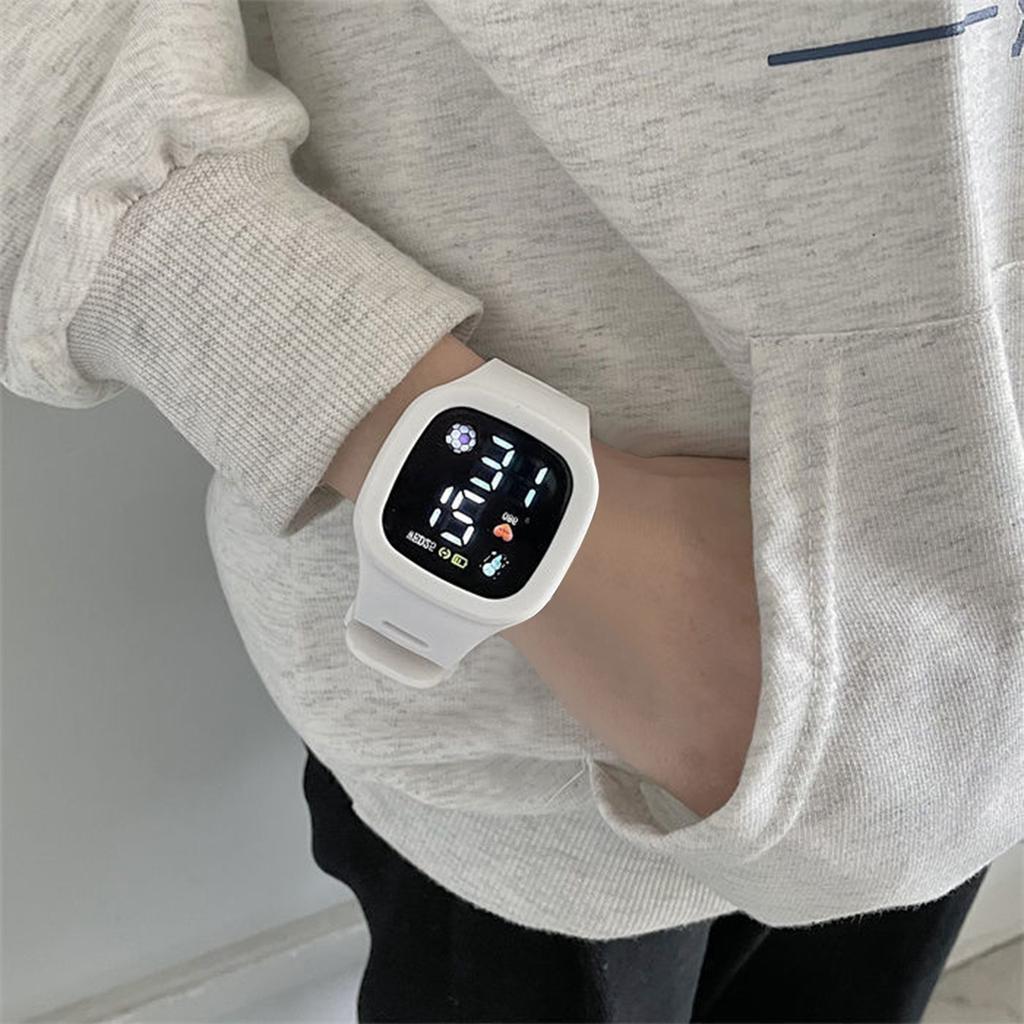 Dětské hodinky vhodné pro venkovní studentské elektronické hodinky Screen Watch Display Time