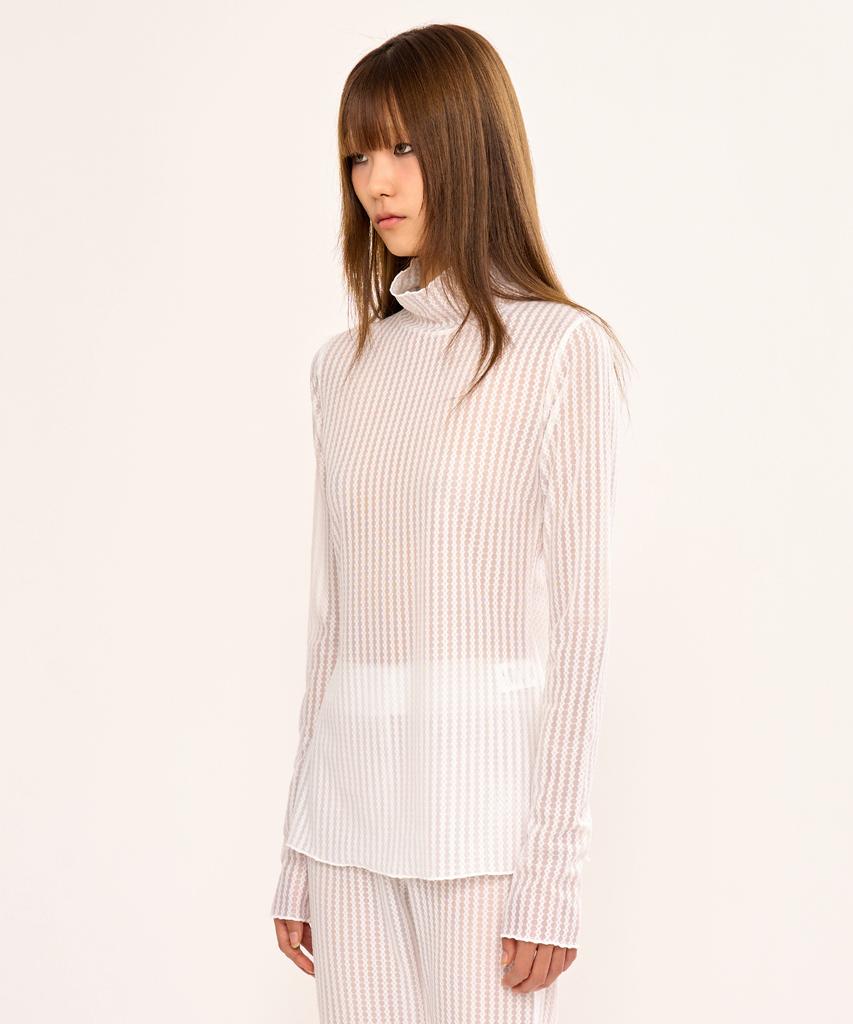 Panyoung See-Through Body Top - White