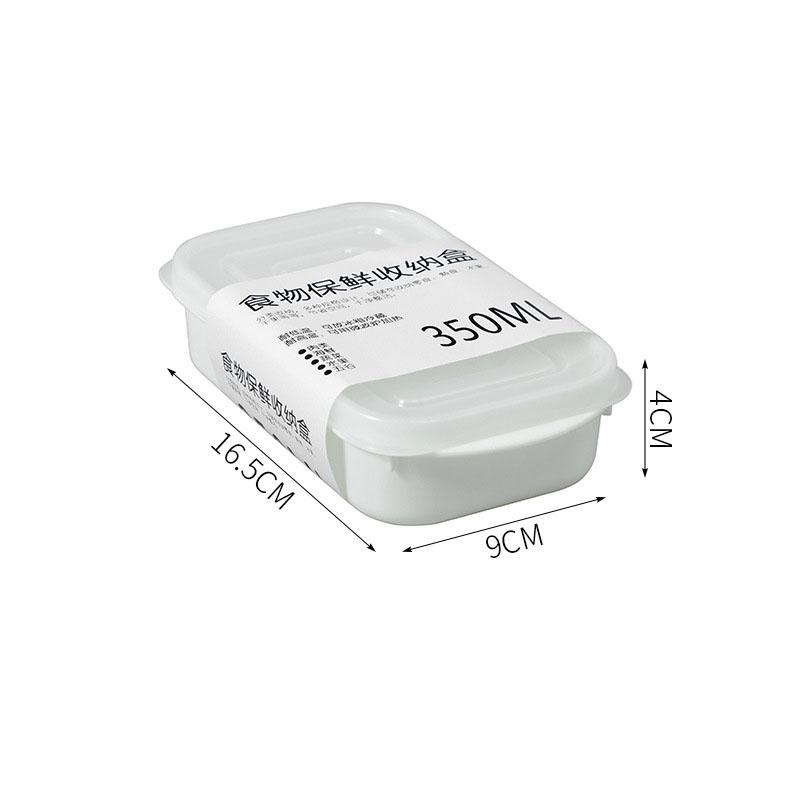 Kitchen Storage Box Refrigerator Food Storage Box White Containers Fresh Box Containers Kitchen Storage Food Sealed Box Kitchen Organizer