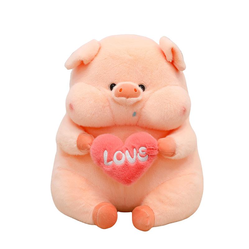 23cm Kawaii Pig Plush Toys Pillow Cartoon Lovely Pig Plush Doll Soft Stuffed Animals Doll Cushion Birthday Gift for Girlfriend