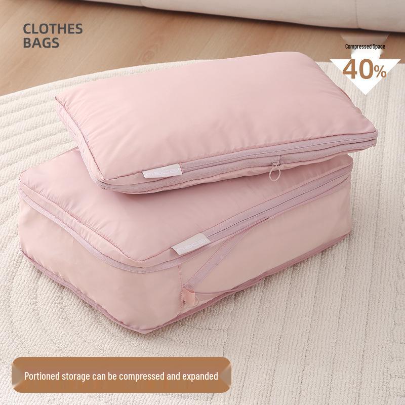 Portable Travel Compression Packing Set: Suitcase Bags for Underwear & Clothes