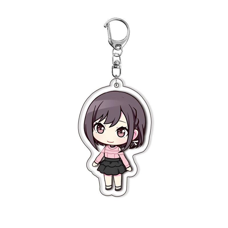 PJSK Kawaii Cute Anime Characters Acrylic Keychain Ornaments Girls Cartoon Backpack Charm Keyring Jewelry Accessories Gifts Toys