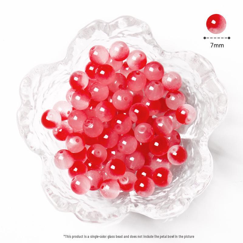 

Набор для самостоятельного изготовления украшений из стеклянных бусин для девочек: 7 мм развивающие игрушки-браслеты ручной работы