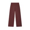 New FILA Knitted Sweatpants Women's Burgundy Wine F11W439607-FWI