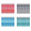 12PCS Retractable Gel Pen 0.5MM Quick Dry Ergonomic Grip Gel Pen Office Writing Tool for Daily Note Taking