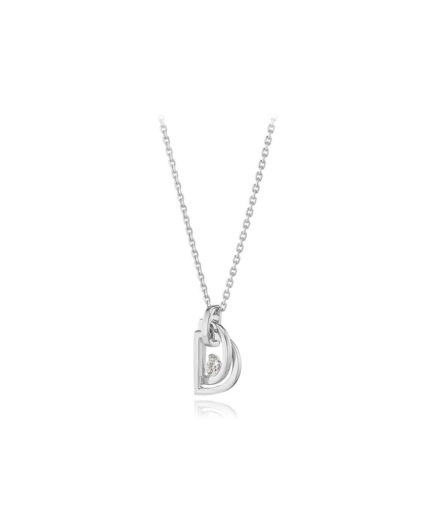 Didier Dubot Miss Doo Double D White Gold Necklace Jdrnrys91Zc