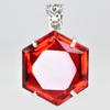 Lab Created 104.3 Ct CERTIFIED Ruby Pendant 925 Sterling Silver Fancy Gemstone MY-PD-114-NS