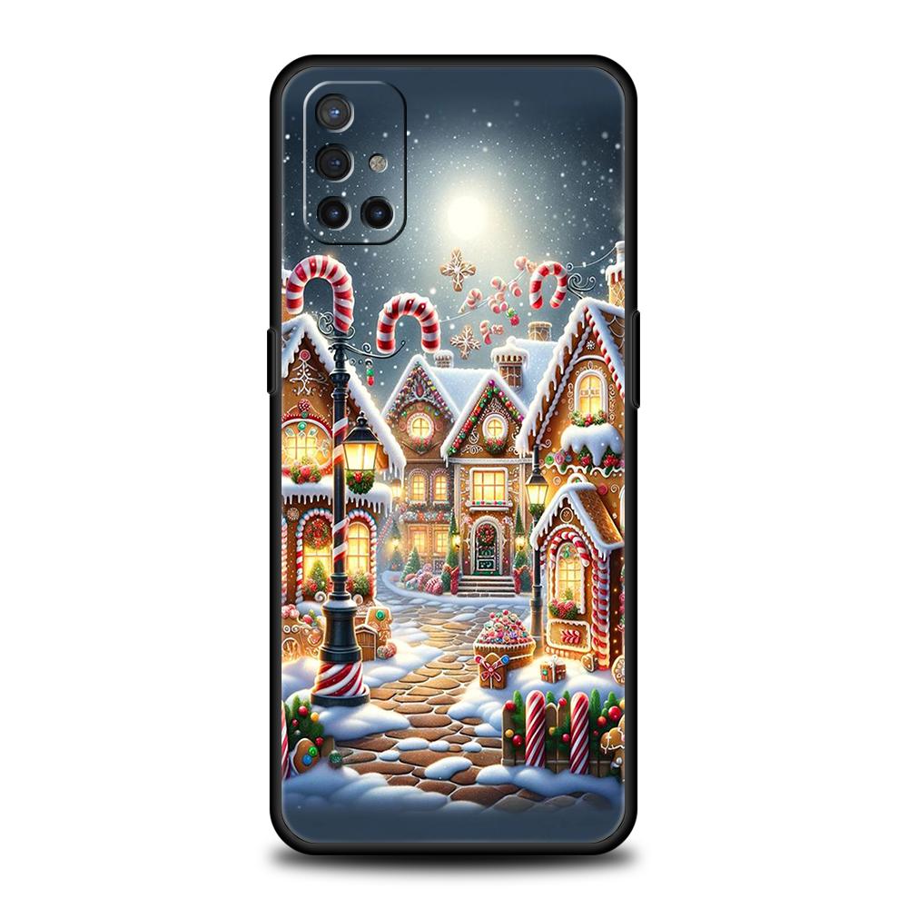 New Year Christmas Luxury Phone Case For Oneplus 10T 11 R10 Nord N100 N200 N10 10 7 8 9 7T 8T 9R 9RT CE 2 Z Pro 5G Silicon Cover