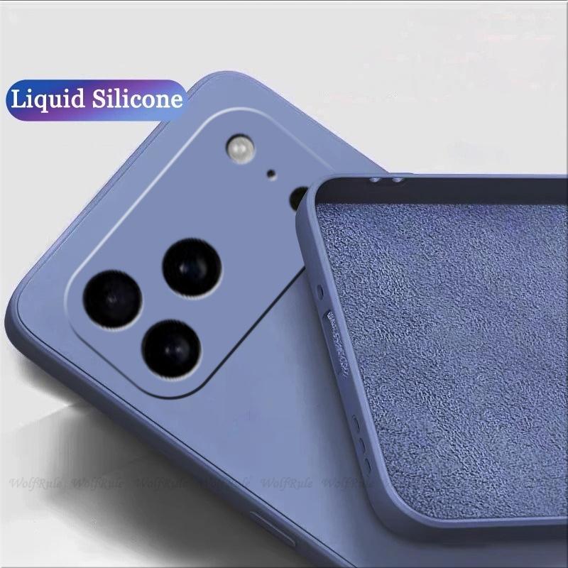 Pro iPhone 17 Pro Max Pouzdro Kryt Pro Apple iPhone 17 Air Capas Nový Tekutý Silikonový Nárazník TPU Měkký Kryt Pro iPhone 17 Fundas