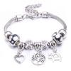Adjustable Crystal Butterfly Beaded Bracelet - European & American Style Jewelry for Women