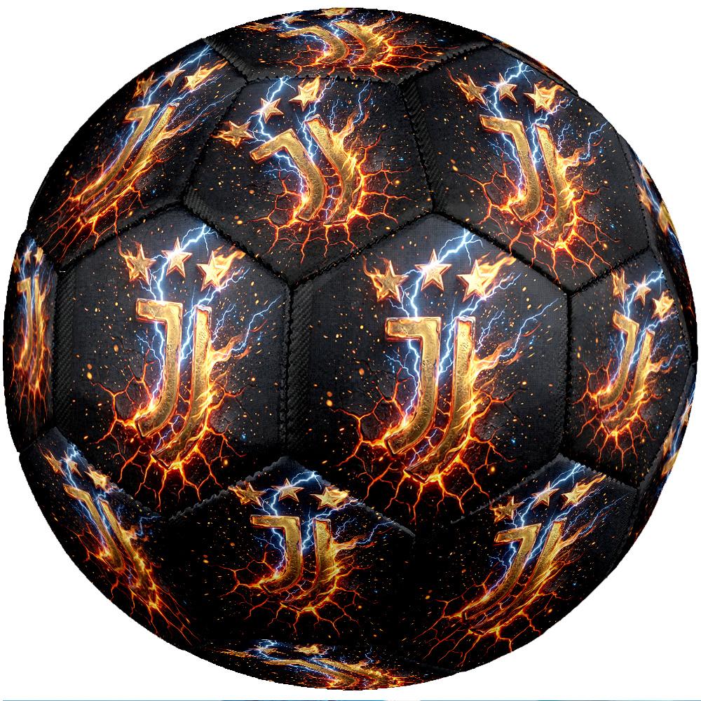 Pallone da calcio a tema Juventus FC Taglia 5 Pallone da calcio Tocco Morbido Pallone da calcio Professionale per Allenamento per Sport all'Aperto