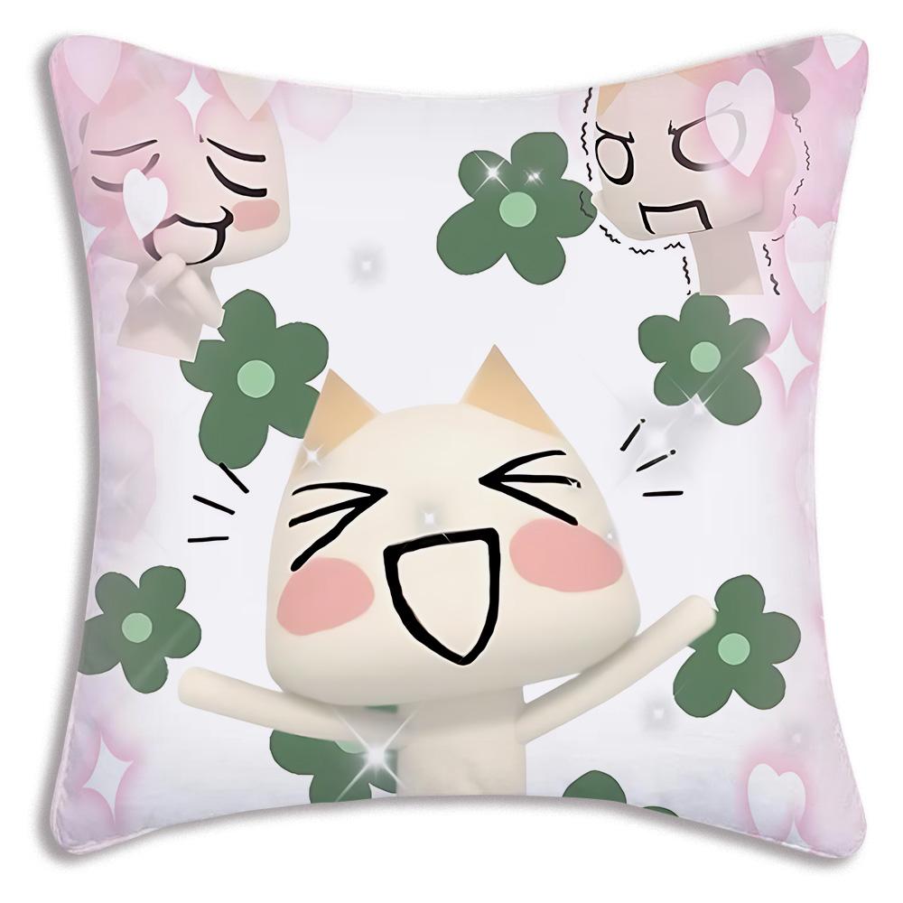 

Cute l-Inoue Anime Toro Pillow Covers Cartoon Sofa Decorative Home Double-sided Printing Short Plush Cute Cushion Cover 30cmx30cm