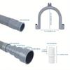 1.5/2/3 Meter Washing Machine Drain Hose Flexible Dishwasher Drain Hose Extension Kits Corrugated Washer Discharge Hose