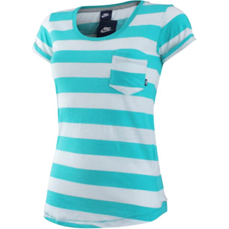 

Nike Женская футболка с коротким рукавом в полоску 545474-320 M