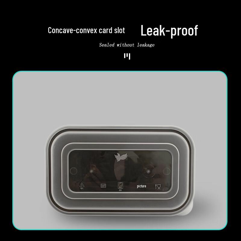 JINMEIHEWANG 1000ml Einweg-Rechteck-Lebensmittelbehälter