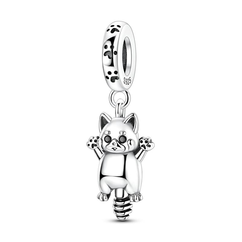 925 Silver Golden Pony Heart Cross Four Leaf Clover Tree of Life Charms Beads Fit Bracelet Women Jewelry