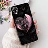 Case For Oppo A17k A17 4G Back Cover Oppo CPH2471 CPH2477 Colorful Butterfly Flower Painting Phone Cases Transparent Soft TPU