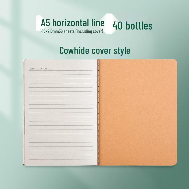 Kraft Paper Notebook for Students - B5, A4, A5 Sizes for Elementary and Junior High School.