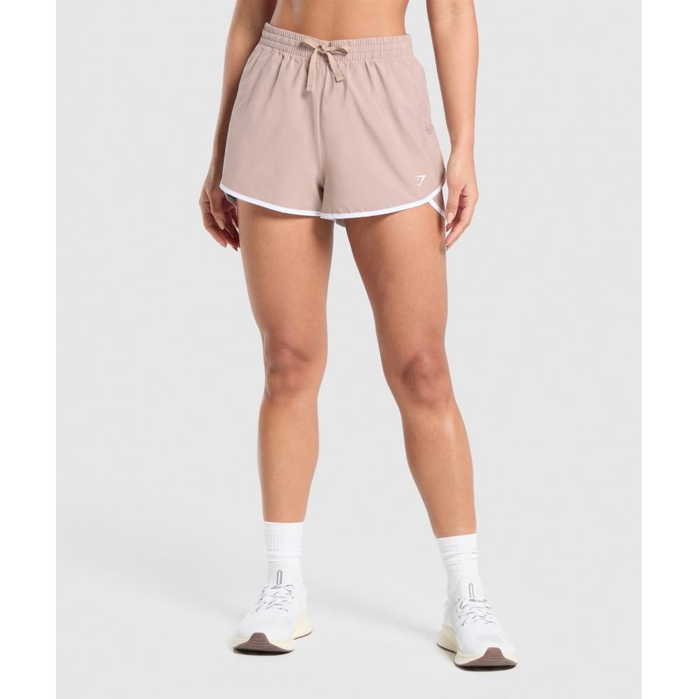 

GYMSHARK Training Contrast Loose Shorts 2.5 Stone Pink B6A9M KBS4 XS