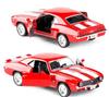 1:36 Chevrolet USA 1969 Camaro SS Vintage Matt Schwarz Diecast Metall Auto Modell Spielzeug Für Sammlung Geschenk Kinder A318