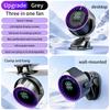 2026 USB Rechargeable Transparent Desktop Fan - Silent, 100-Speed, Compact Design