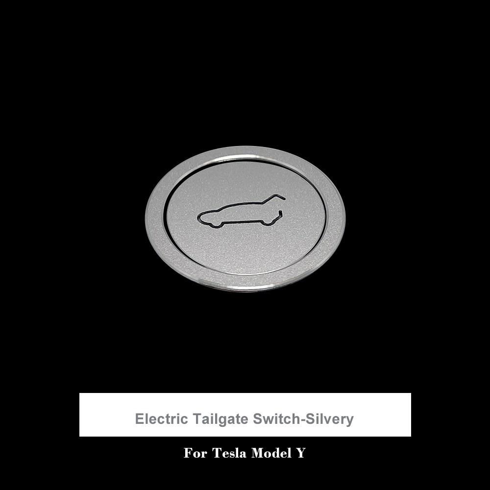 Středové ovládání z hliníkové slitiny Tlačítko s nalepovacím oknem Dekorace celého vozu pro model Tesla 3/Y Klika dveří Volant