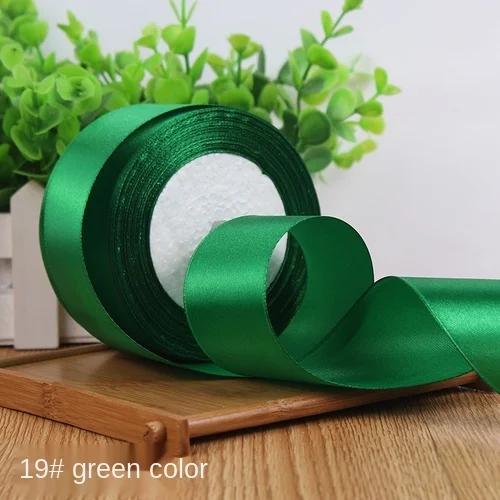 25Yards/Roll 6mm 10mm 15mm 20mm 25mm 40mm 50mm Silk Satin Ribbons for Gift Packing Christmas Party Decoration Fabric Crafts DIY