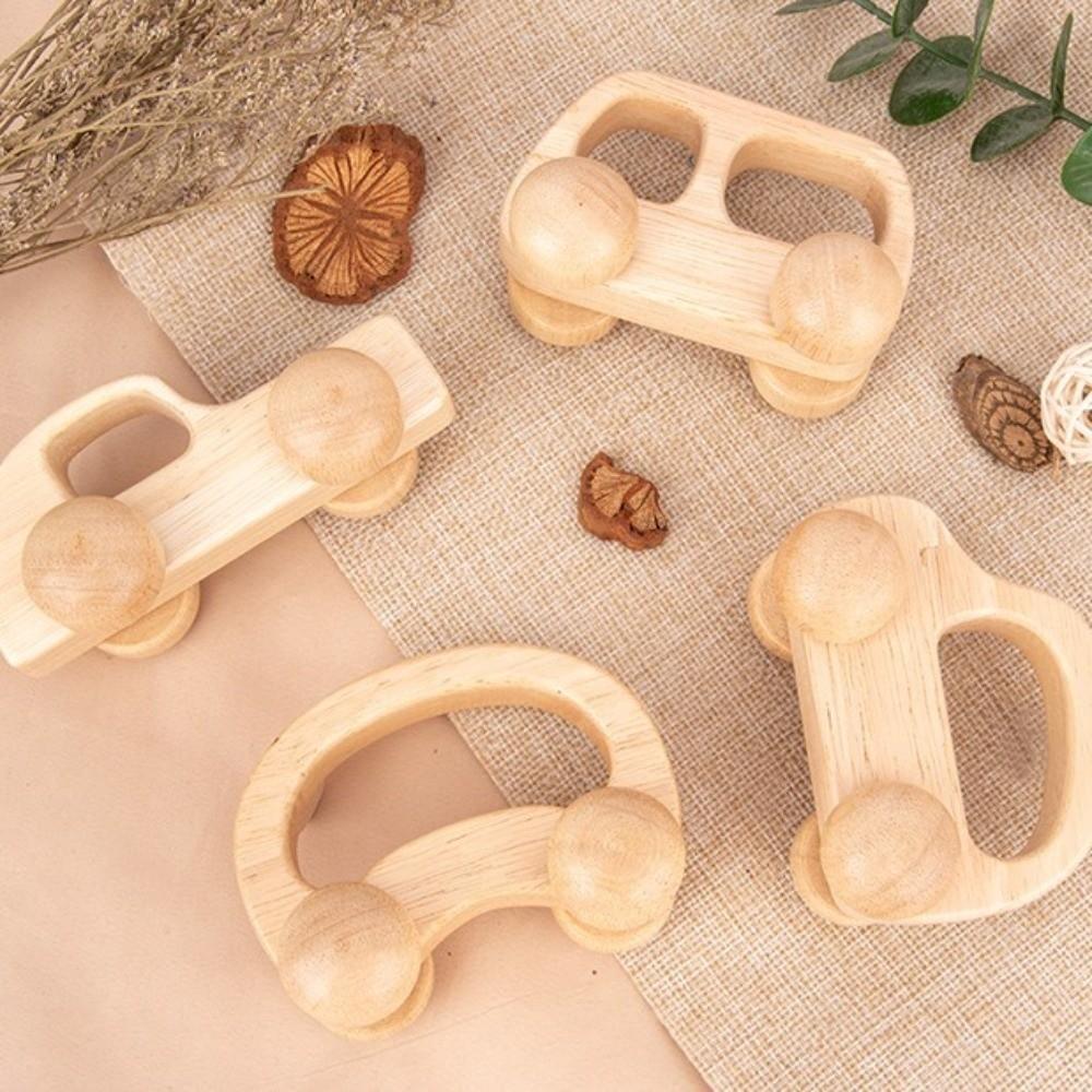Wooden Material Baby Wooden Toys Handmade Stacking Blocks Van Montessori Toys Children