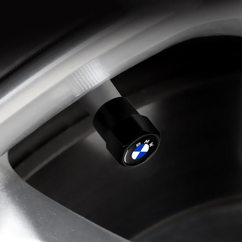 4Pcs/Set Car Wheel Tire Valve Caps Metal Stem Cover For BMW M6 M5 M3 X1 X3 X5 E38 E39 E46 E53 E60 E61 E64 E70 E71 E85 E87 E90
