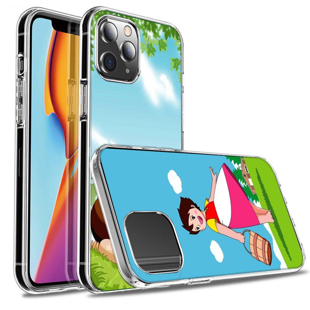 Heidi Cartoon Phone Case For Iphone 16E 15 Pro 14 Plus 17E 16 17 Pro Max Air 11 12 13 Mini Shockproof Capa Cute Cover TPU Cle