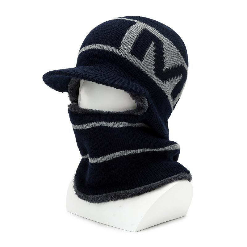 

Winter Hat Skullies Beanies Hats Warm Beanies For Men Women Wool Scarf Caps Balaclava Mask Gorras Bonnet Cycling Knitted Hat Free Size(58-60cm)