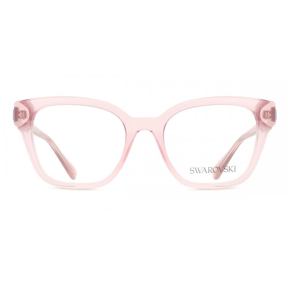 Swarovski Women Eyeglasses Sk2048 3001 Transparent Pink/52-19-140