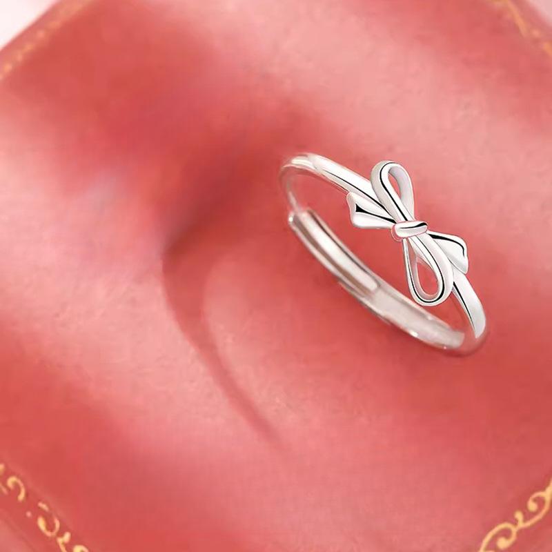 Fate Three Life Couple Ring A Pair of Light Luxury Niche Design High Sense Ring Trendy Men and Women Ring