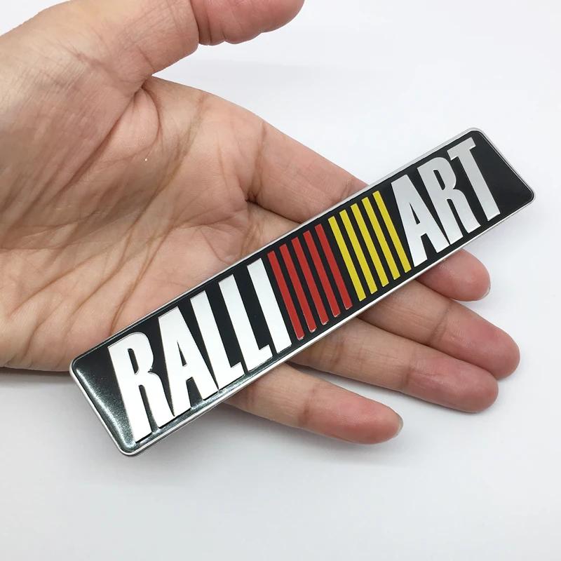 3D hliníkové samolepky písmena RALLIART logo odznak na auto nálepky příslušenství pro ancer asx outlander pajero galant Mitsubishi