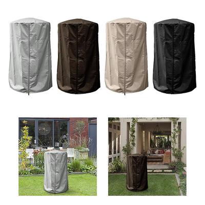 Funda Impermeable para Calentador de Exterior, Bolsa de Almacenamiento Resistente para Jardín 210D Impermeable a la Lluvia y al Polvo, para Calentador de Pie Redondo, Cubierta Antipolvo