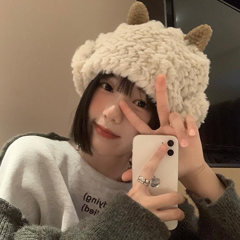 Thick Comfortable Plush Hat For Fall And Winter Unisex Soft Beanie Earmuff