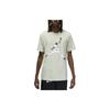 Flight MVP Alphanumeric Character Pattern Crew Neck Pullover Casual Comfortable Short Sleeve Drop Shoulder T-Shirt Men Tops Sea-Foam FN5990-005