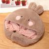 Winter Weiche Warme Mütze Doodle Katze Hase Plüsch Stofftier Mütze Niedlich Baby Junge Mädchen Freundin Warmer Begleiter Geschenk