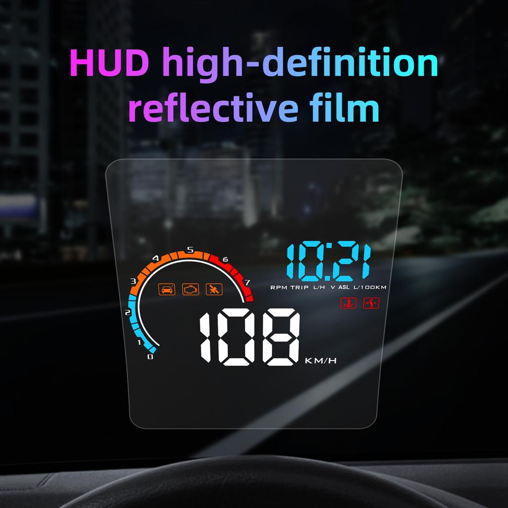 1Pcs Car HUD Reflective Film Head Up Display Protective Reflective Screen Car Exterior Reflective Strip Display Auto Accessories