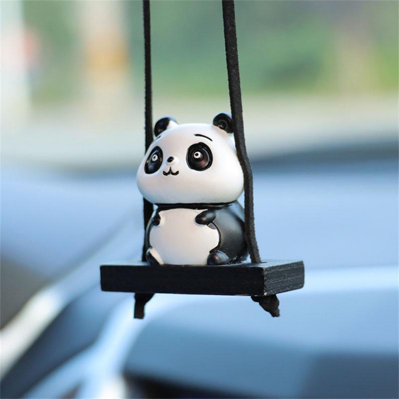 Panda Car Accessories Beautiful And Practical Creativity Home Decorations Panda Pendant Repeated Use Panda Household Products