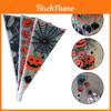 100 pz Sacchetti Cono di Halloween Trasparenti Sacchetti per Dolcetti e Caramelle per Feste Festive