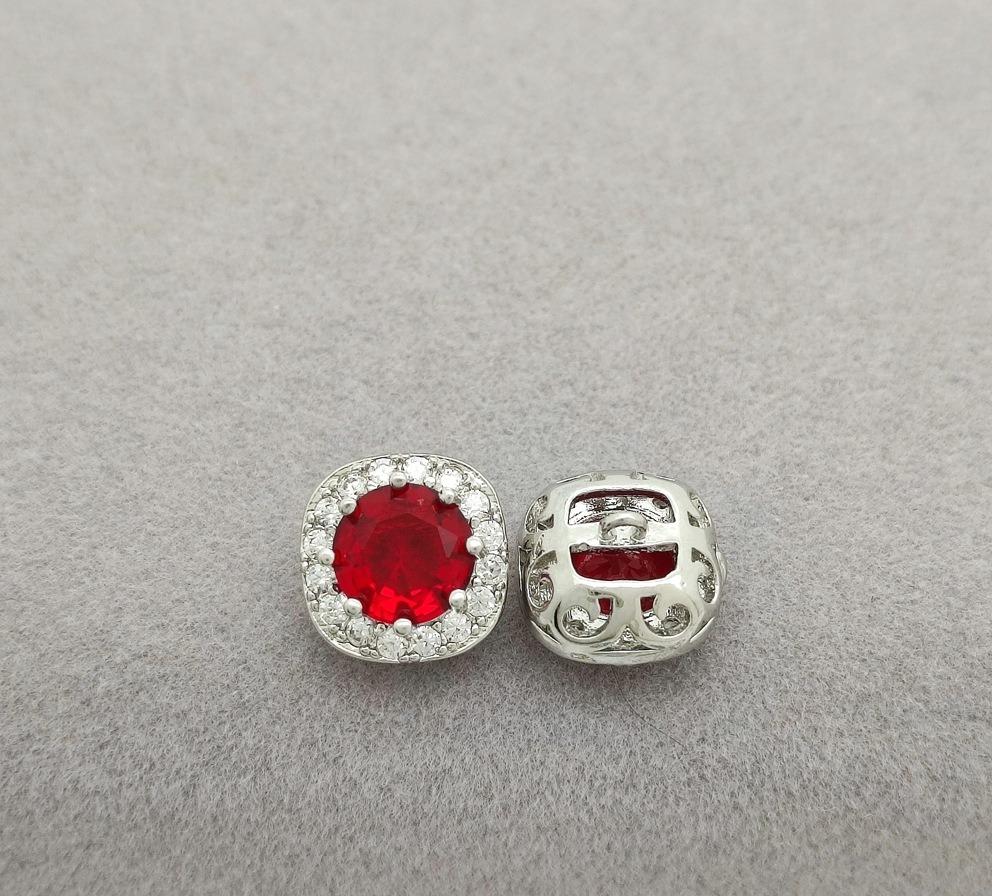 5pc small crystal buttons for sewing Cubic zirconia button for clothing DIY Decorative CZ buttons jewelry for shirts