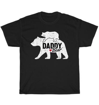 Daddy Bear Fathers Day Gift Cute Baby Cub Papa Dad-a Pops T-Shirt Unisex Funny