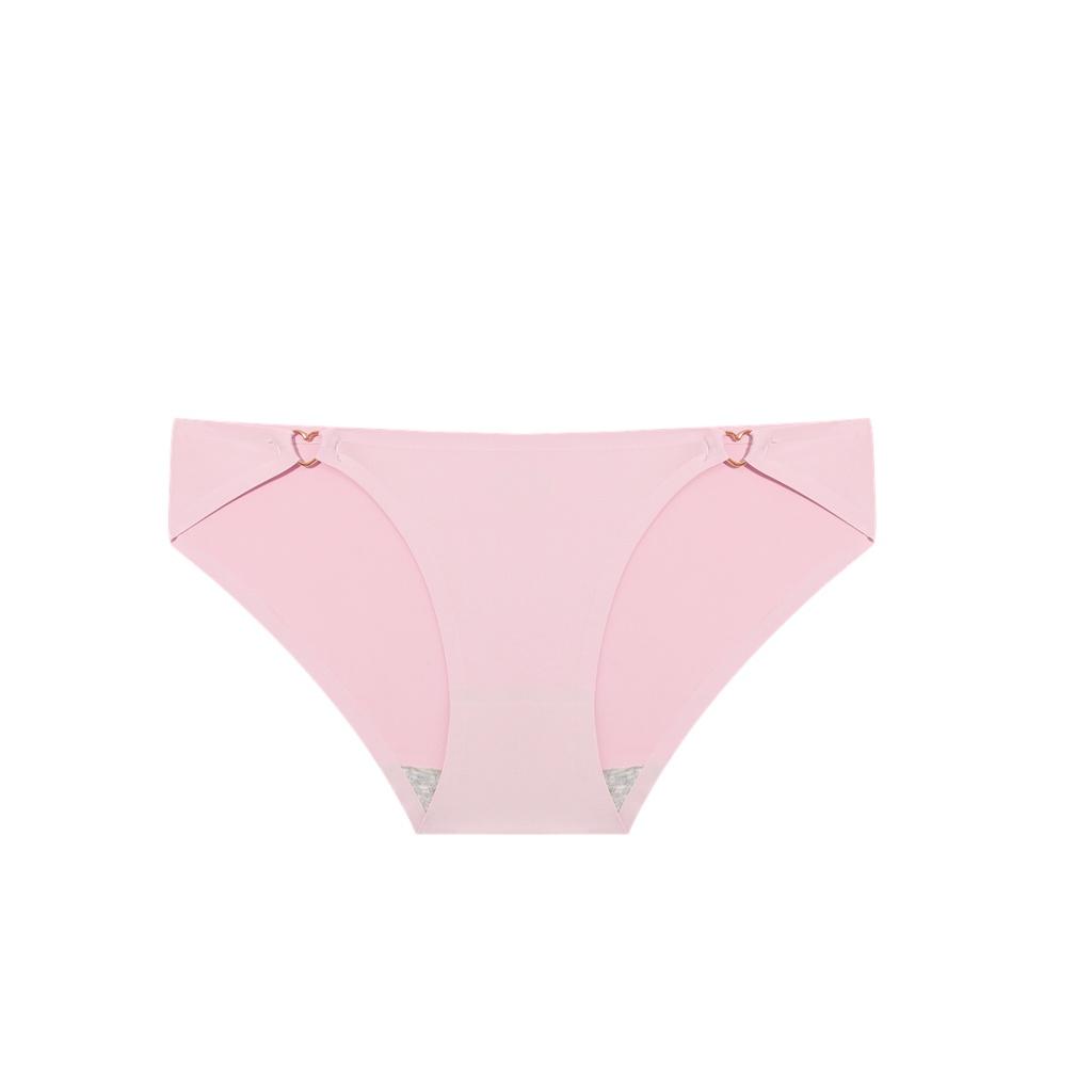 

FINETOO Women Panties Waist Sexy Hollow Heart Design Нижня білизна Безшовні трусики для жінок з низькою талією S рожевий