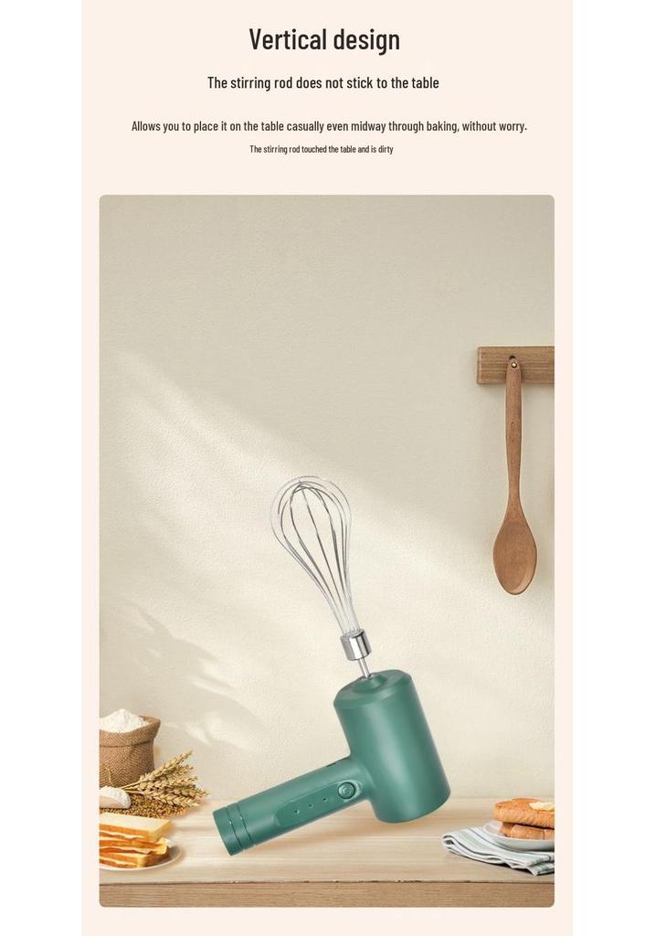Wireless Automatic Egg Beater & Frother – Handheld Mixer for Cakes and Cream