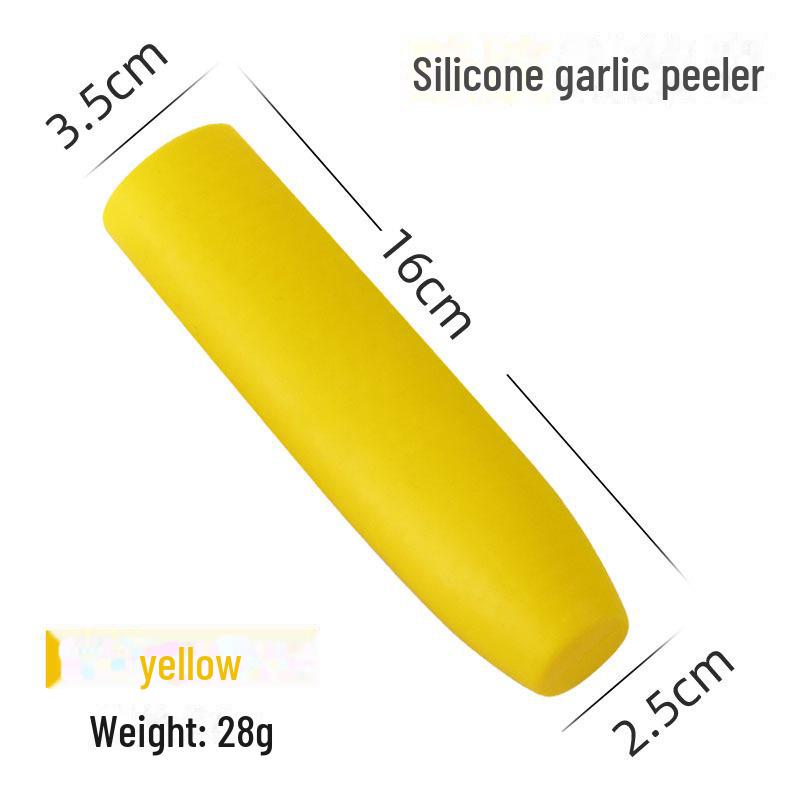 Silicone & Stainless Steel Garlic Peeler and Press Tool 