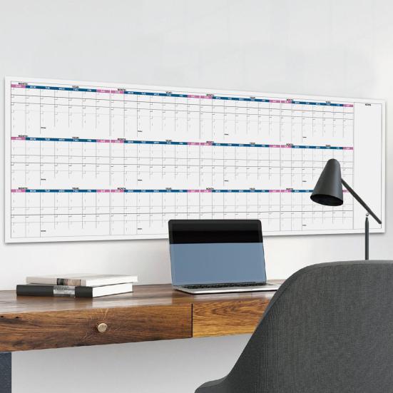Extra Large Calendar Without Date Easy Planning Reusable Matte Whiteboard Wall Calendar Year-Round Planning Tool