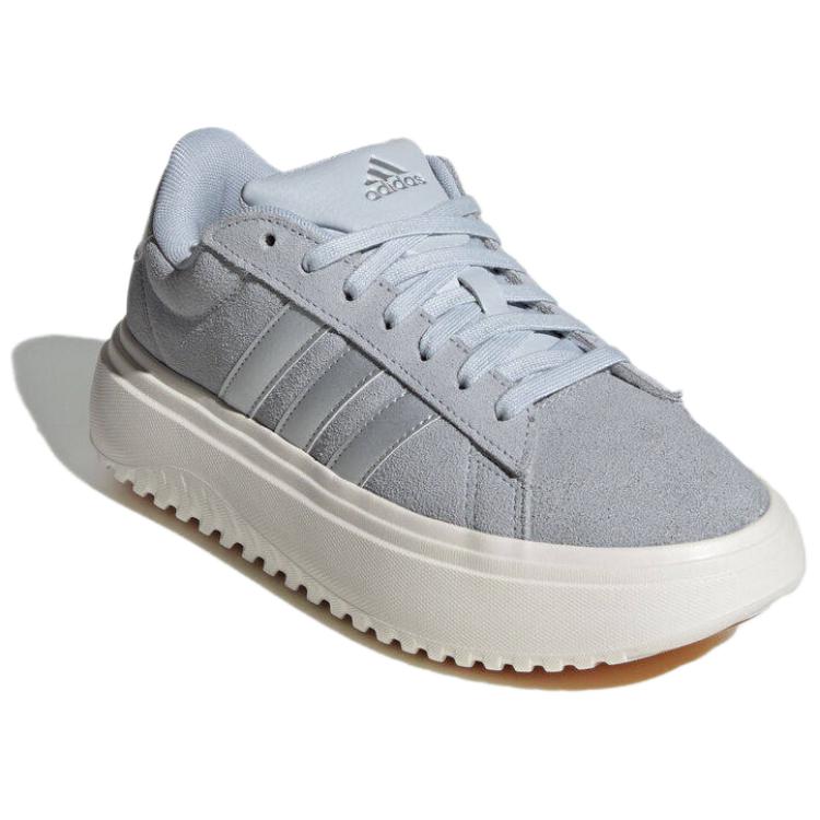adidas GRAND COURT PLATFORM Low Top Casual Shoes Women's Gray IH9102