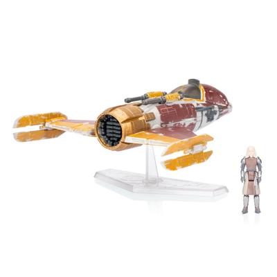 Star Wars Micro Galaxy Squadron Demon Fighter Vehicle with Microfigure Accessory - 5-inch 1-inch